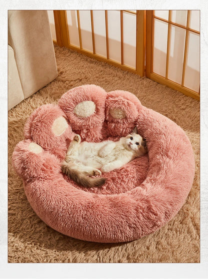 Washable Warm Plush Pet Sofa Bed