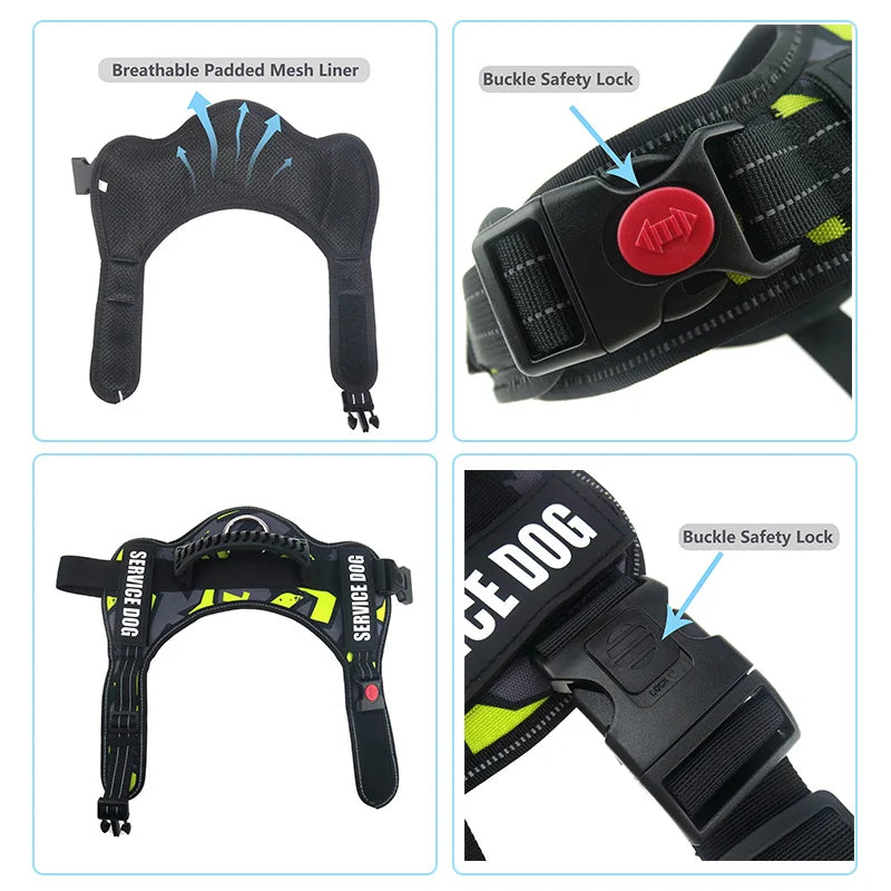 Personalized Reflective Adjustable Harness