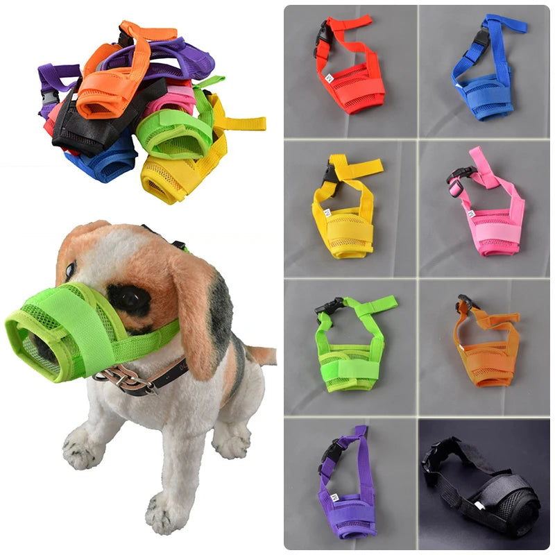 Adjustable Anti Barking Pet Dog Muzzle