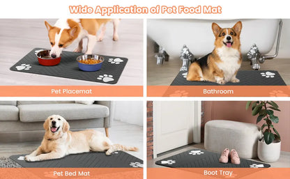 Quick Dry Absorbent Pet Feeding Mat