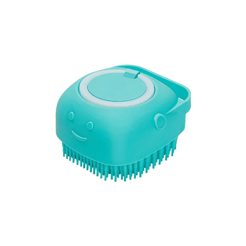 Soft Silicone Pet Shampoo Dispenser Bath Brush