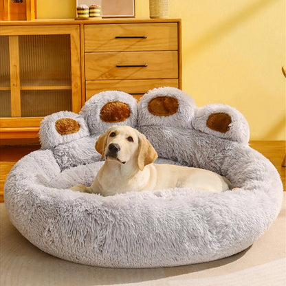 Washable Warm Plush Pet Sofa Bed