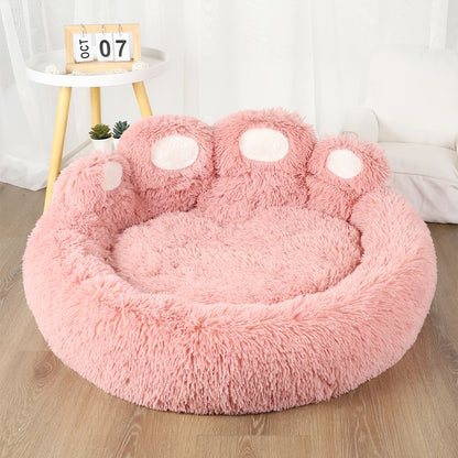 Washable Warm Plush Pet Sofa Bed