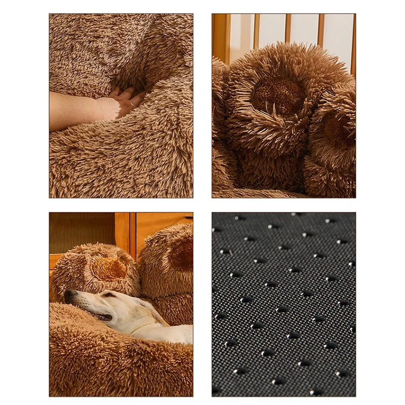 Washable Warm Plush Pet Sofa Bed