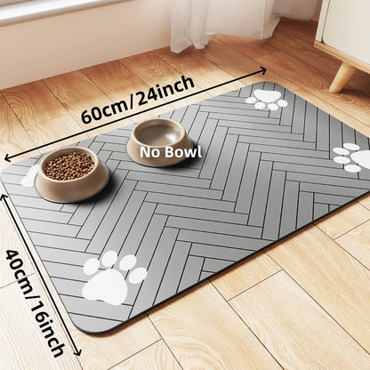 Quick Dry Absorbent Pet Feeding Mat