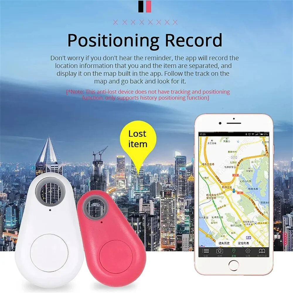 Mini Smart Pet Anti Lost Alarm Tag Tracker