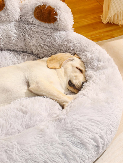 Washable Warm Plush Pet Sofa Bed