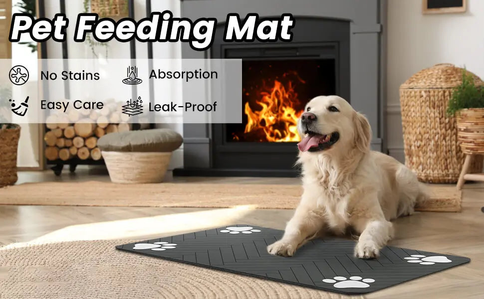 Quick Dry Absorbent Pet Feeding Mat