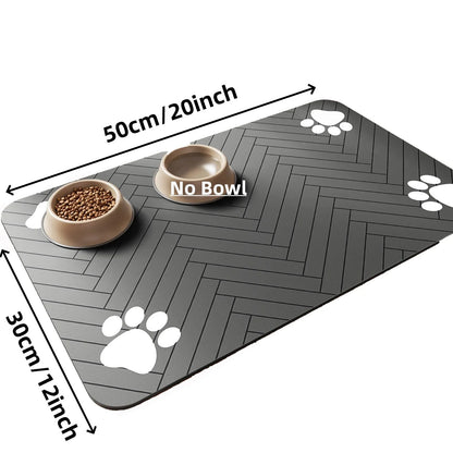 Quick Dry Absorbent Pet Feeding Mat