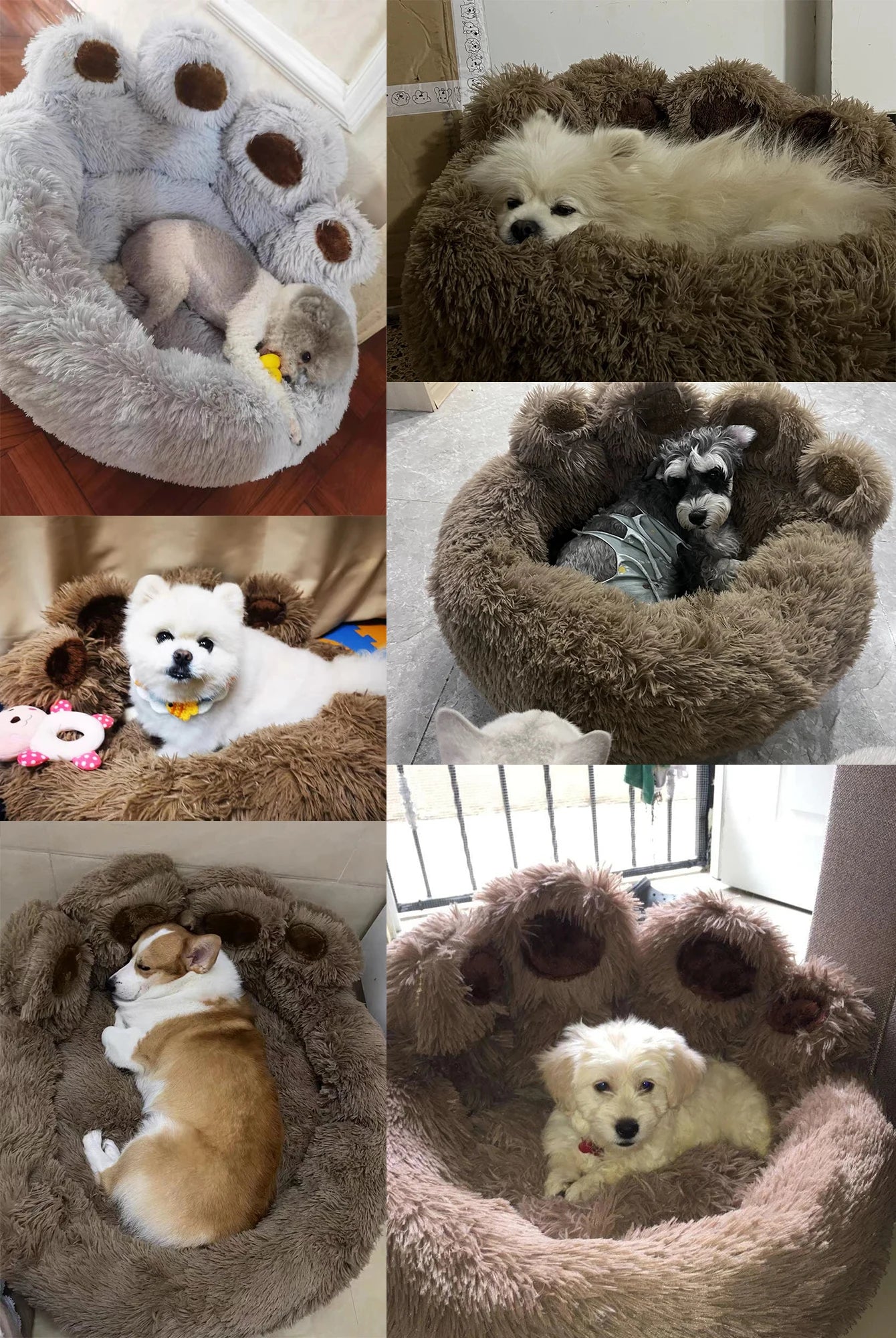 Washable Warm Plush Pet Sofa Bed